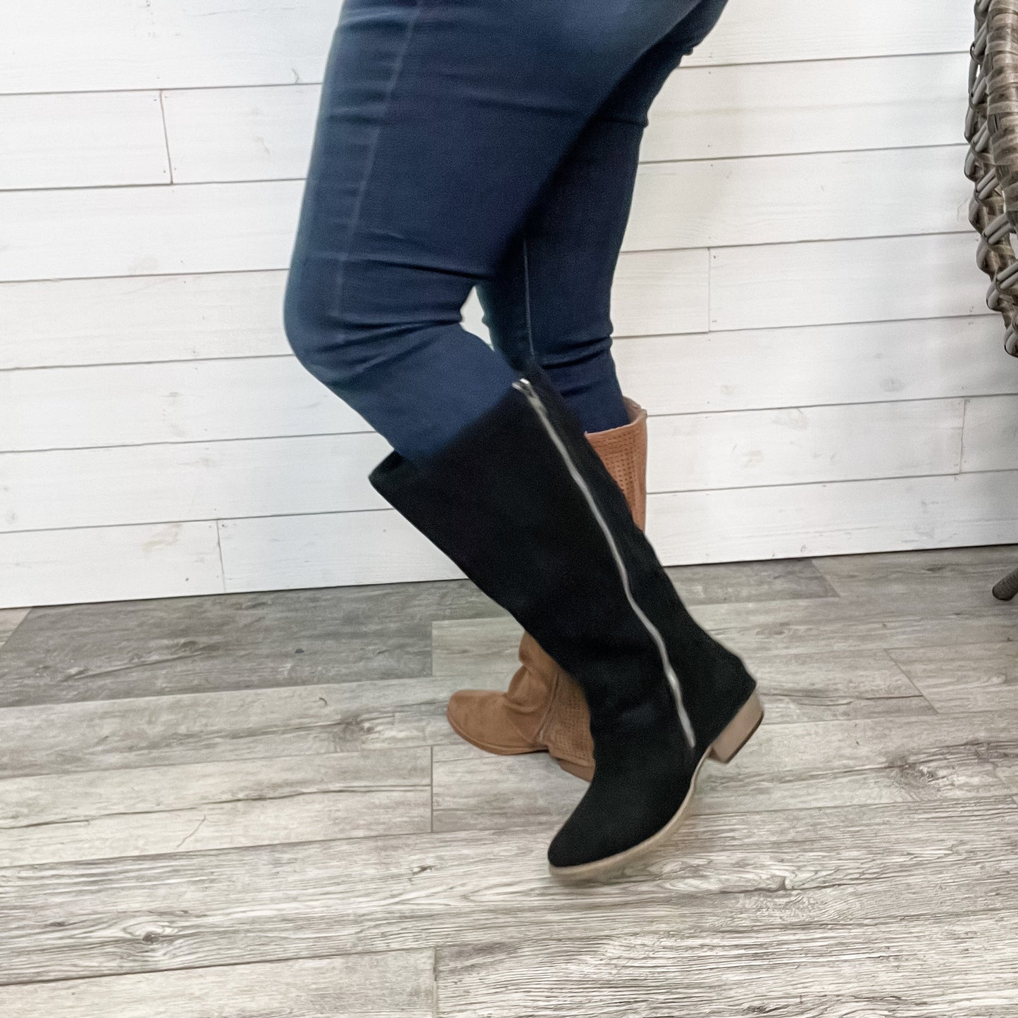 Very G Wide Calf Tall Boot without heel