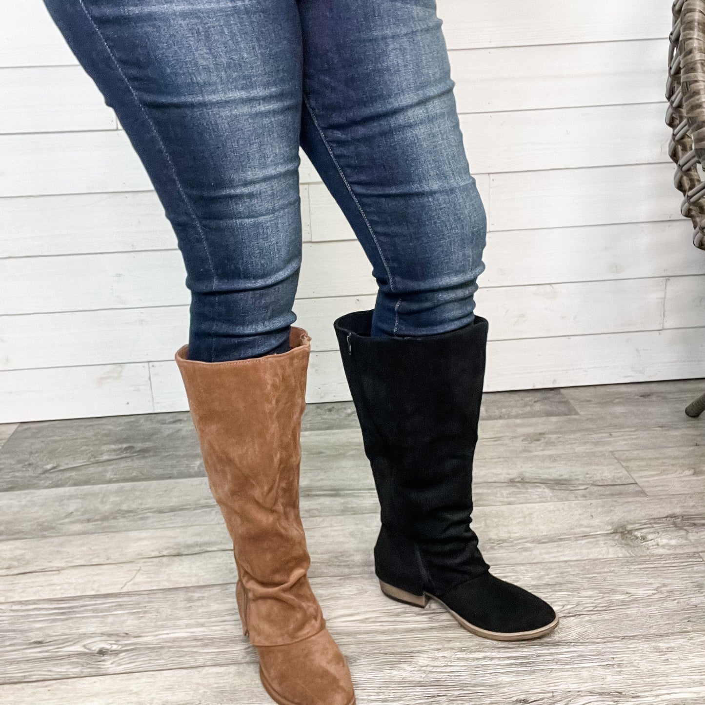 Very G Wide Calf Tall Boot without heel