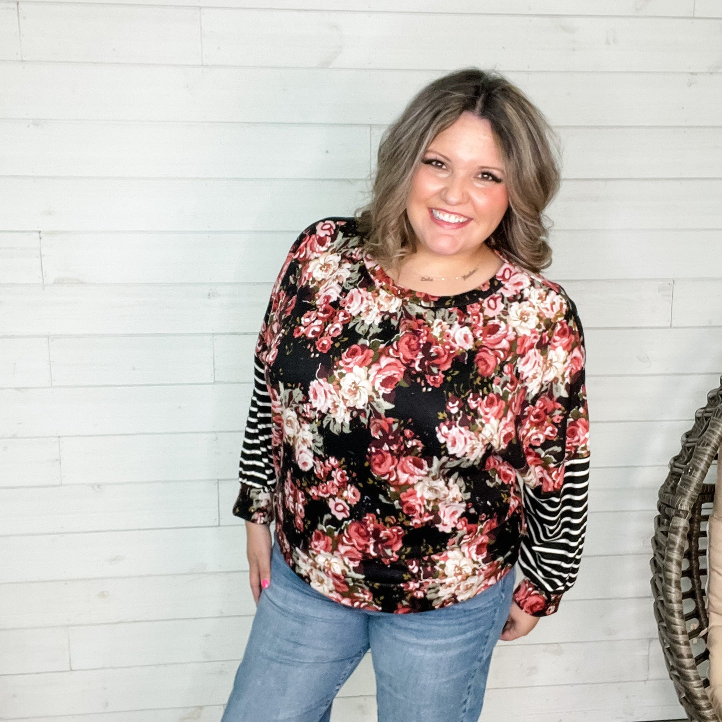 "Vicky" Floral Dolman