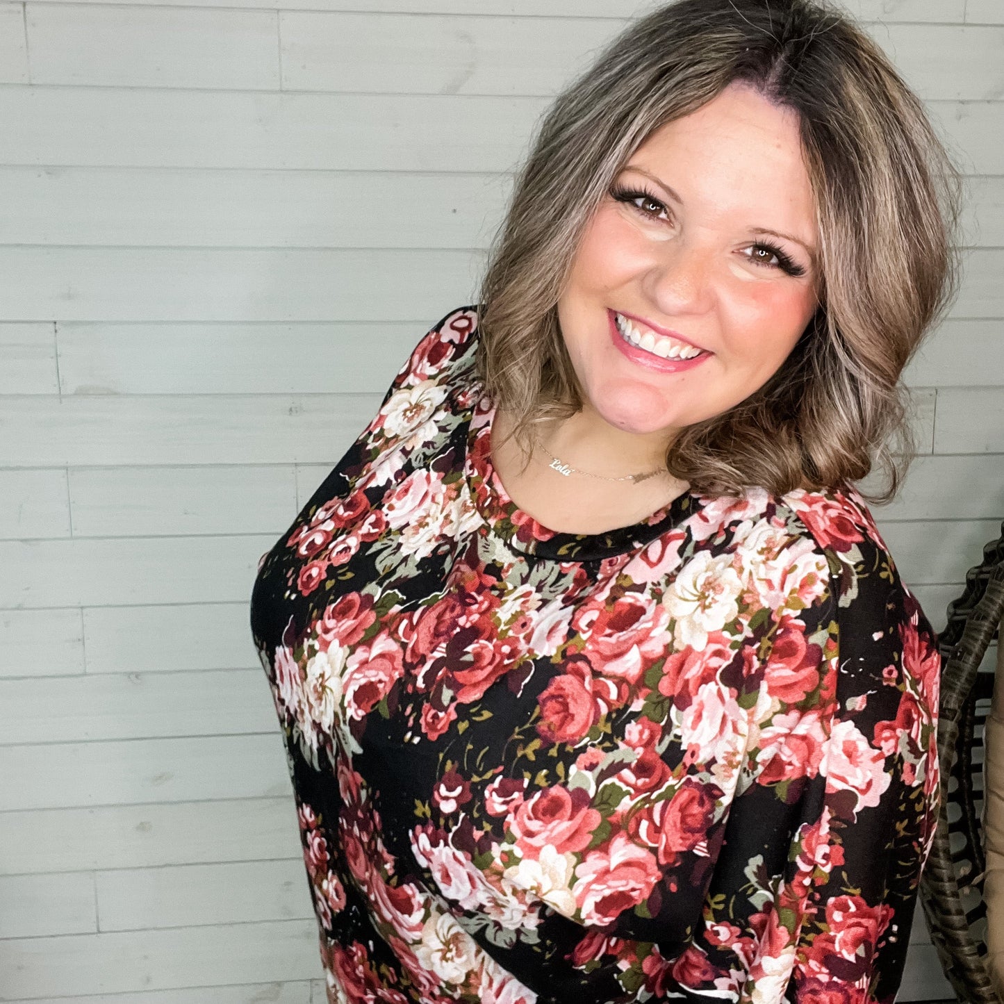 "Vicky" Floral Dolman