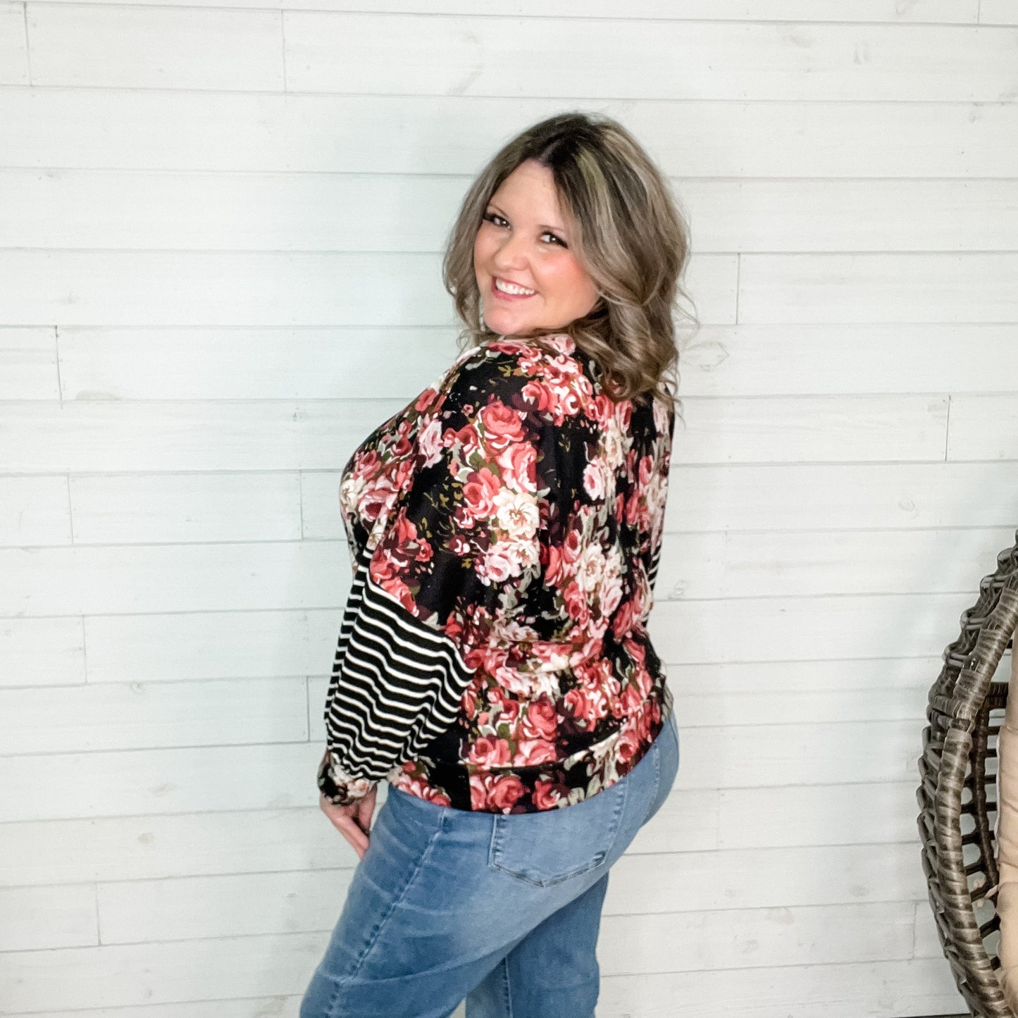 "Vicky" Floral Dolman