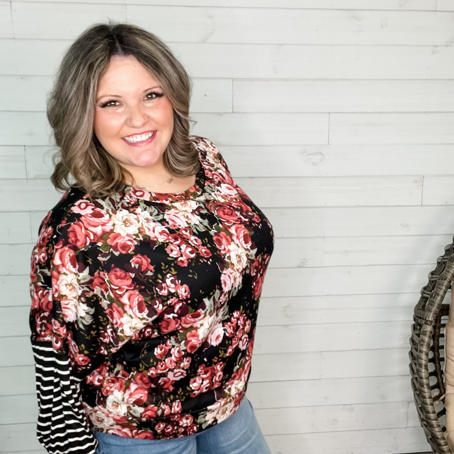 "Vicky" Floral Dolman