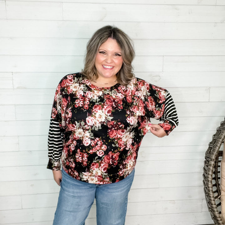 "Vicky" Floral Dolman