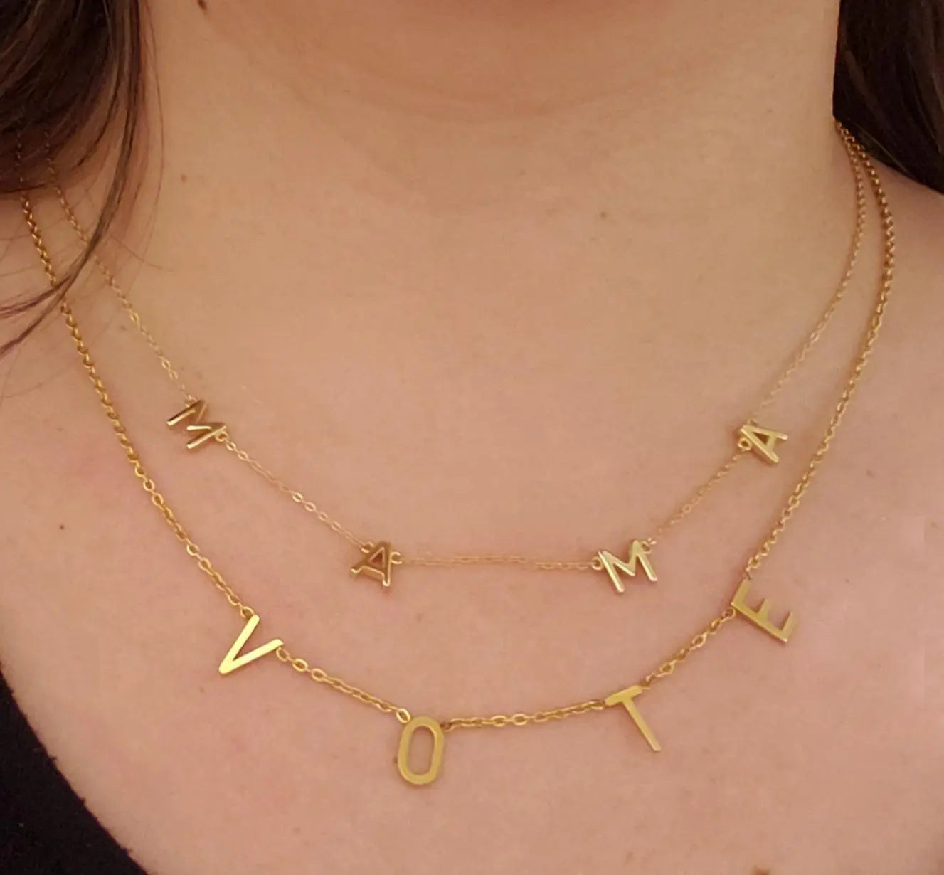 VOTE necklace-Lola Monroe Boutique