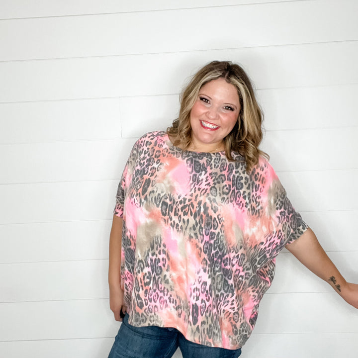 "Wesley" Animal Print Dolman Style