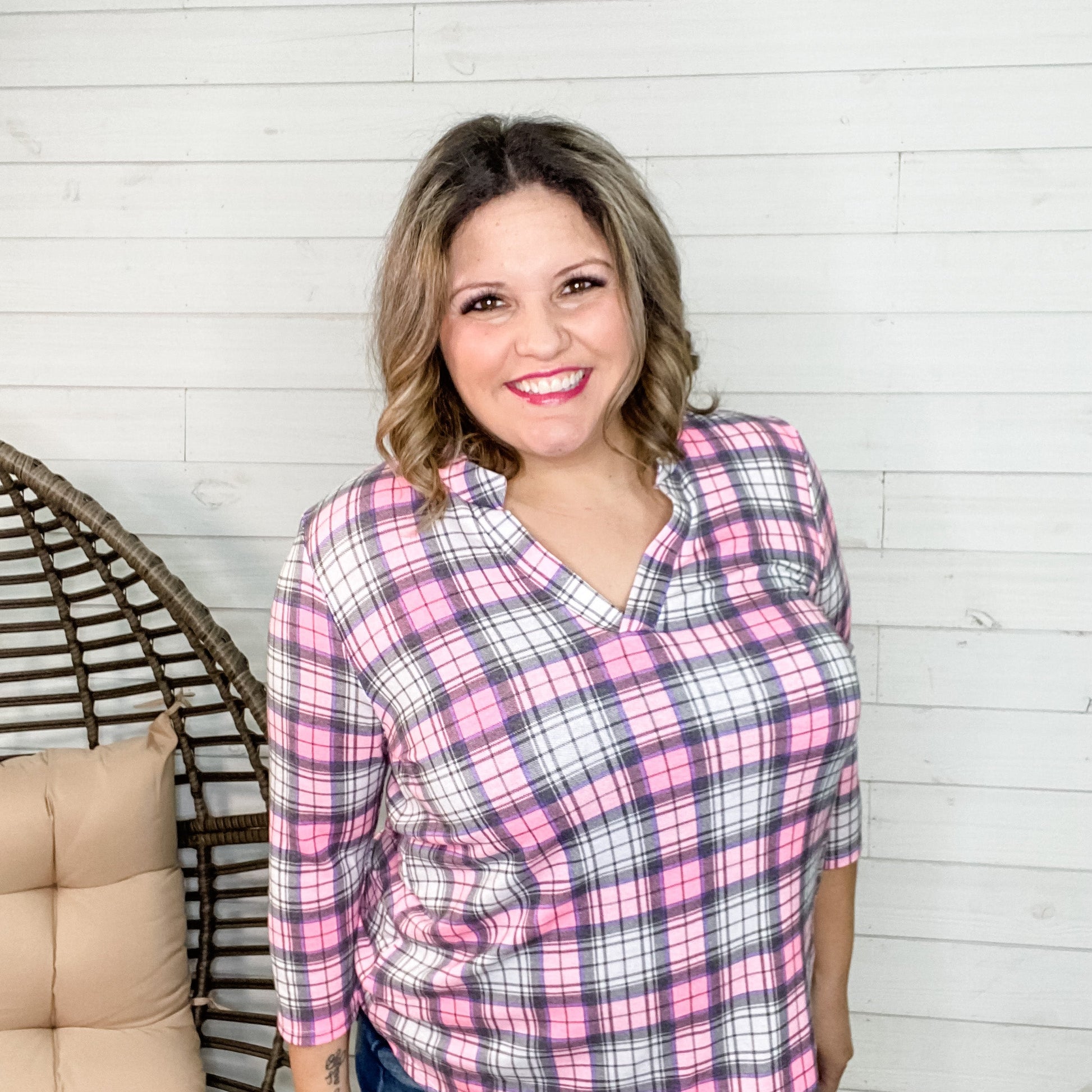 "Whimsy" 3/4 Sleeve Gabby Style