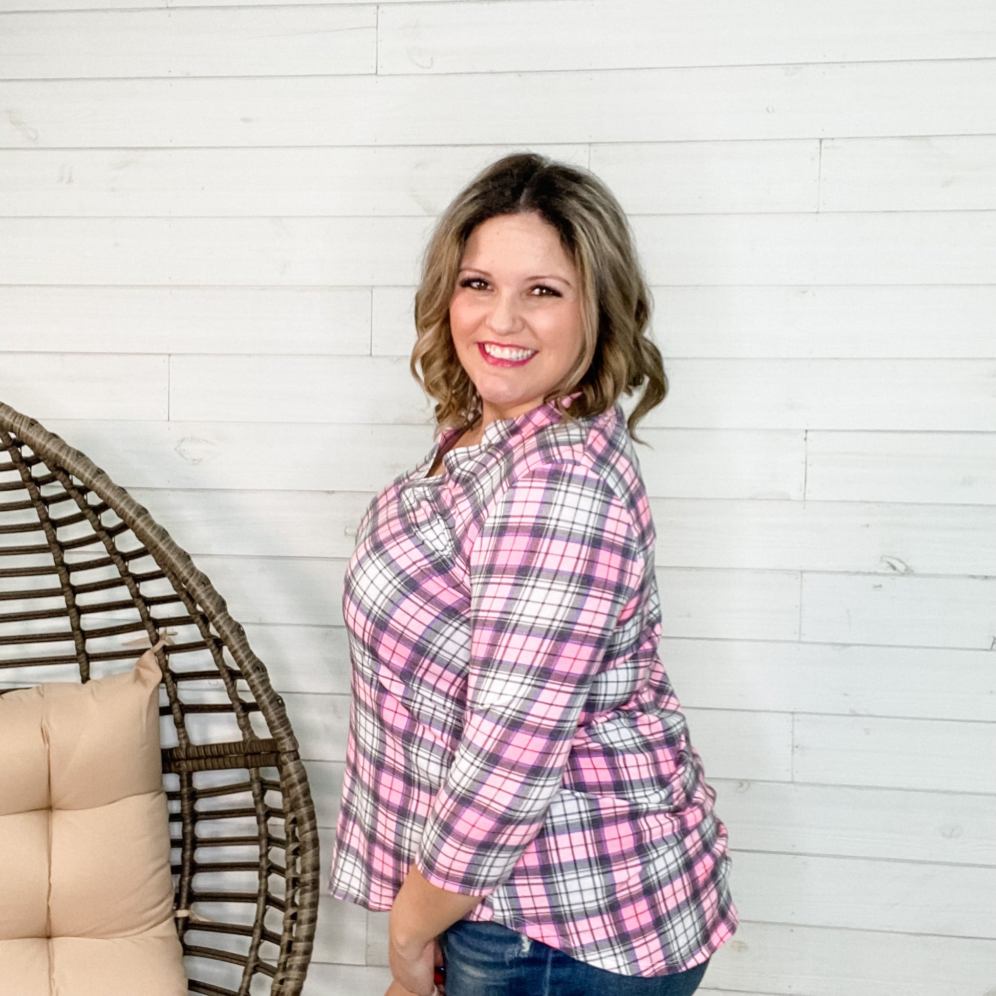 "Whimsy" 3/4 Sleeve Gabby Style