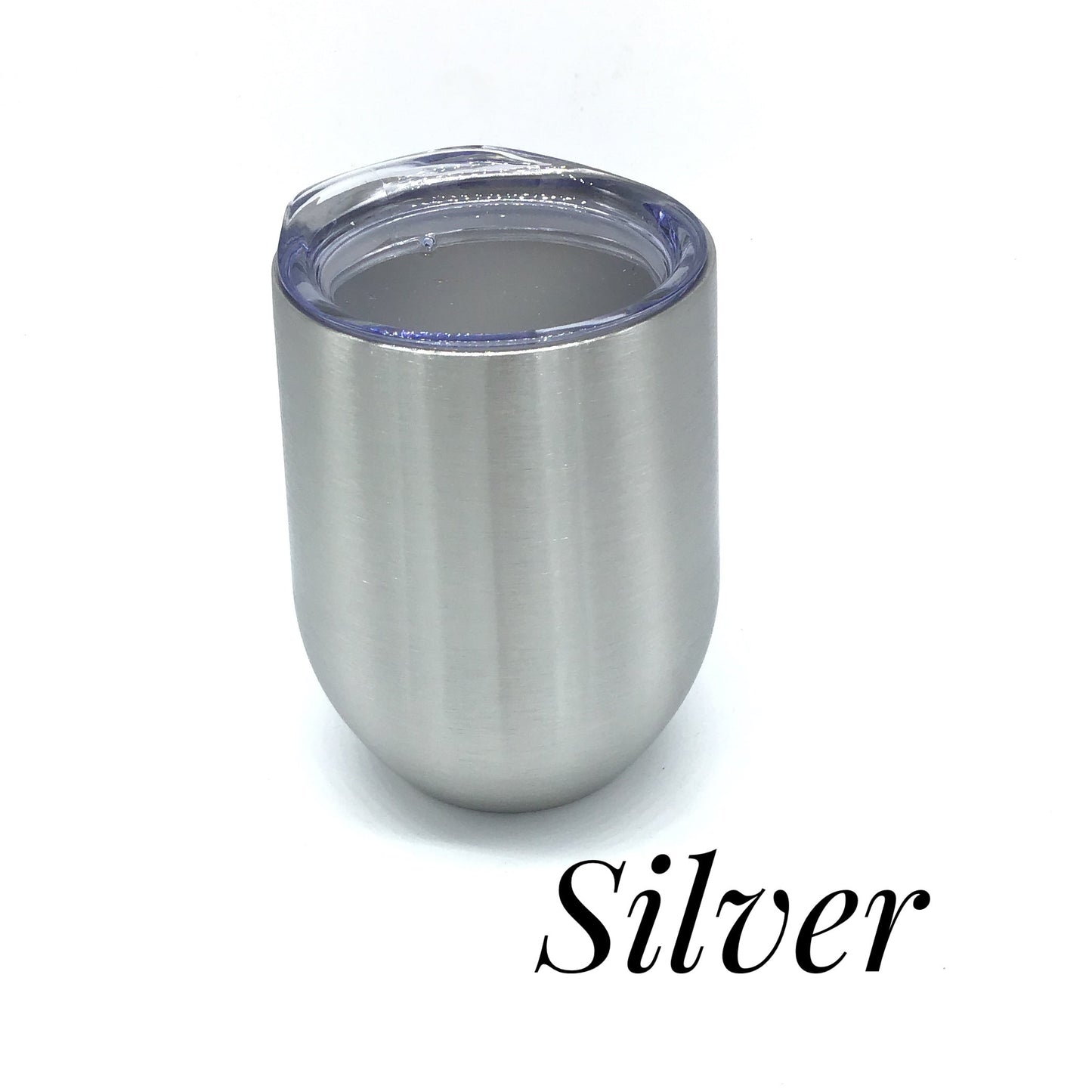 Wine Tumbler 12 Ounce (Multiple Colors)