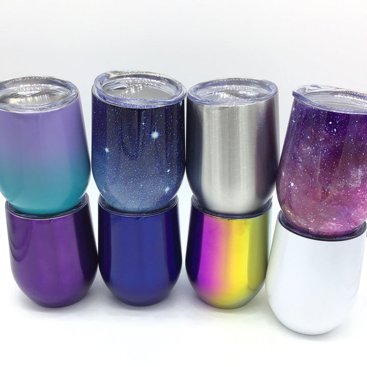 Wine Tumbler 12 Ounce (Multiple Colors)