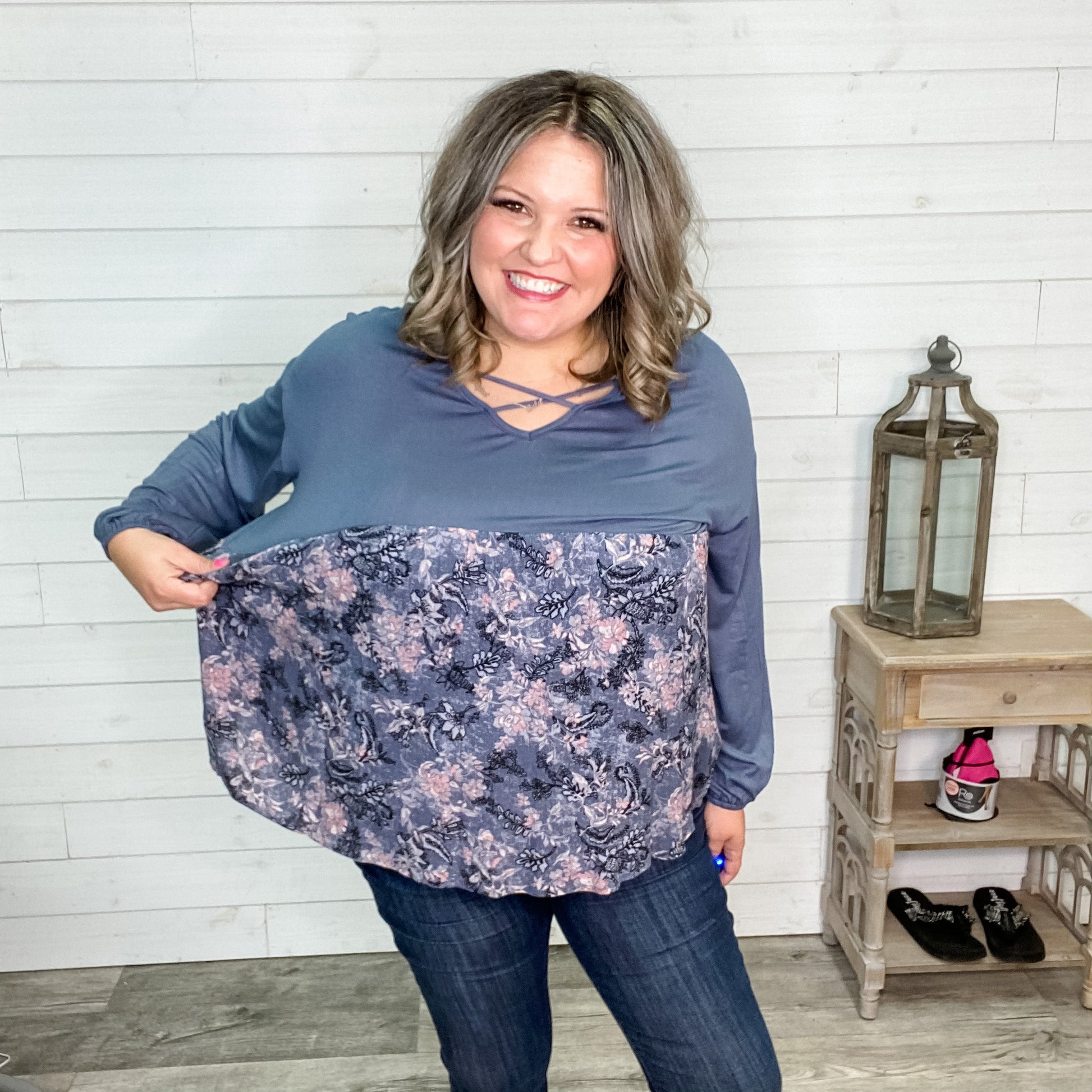 "Wisteria" Floral Boho Style