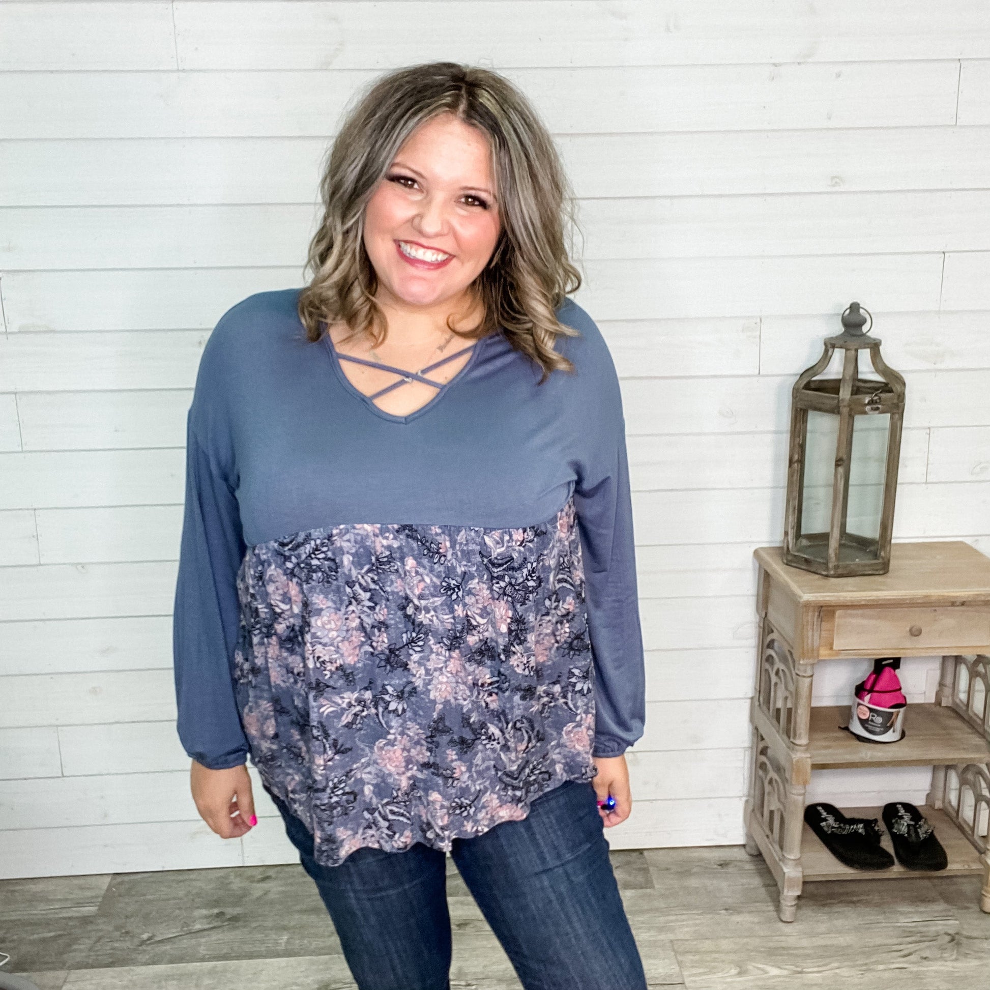 "Wisteria" Floral Boho Style