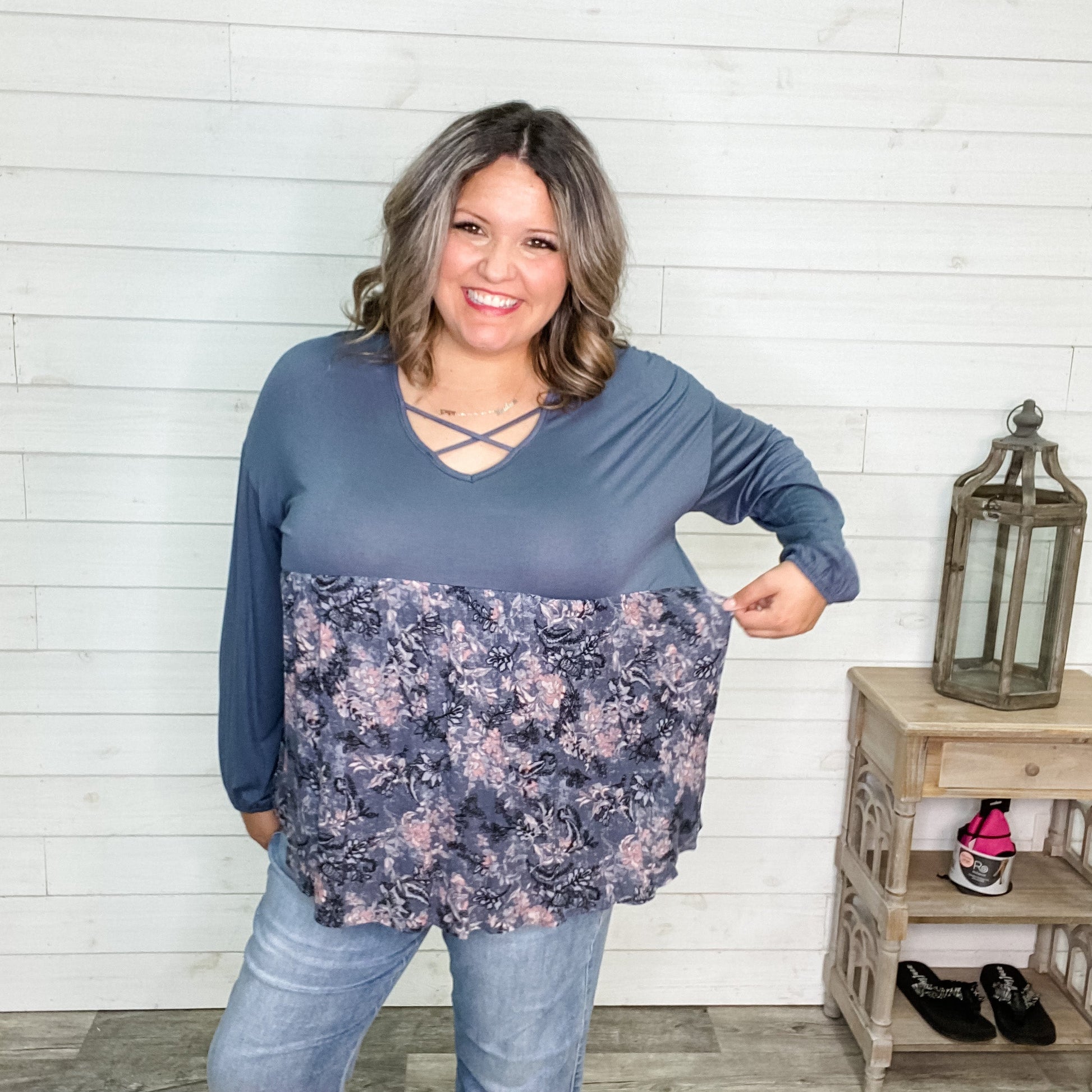 "Wisteria" Floral Boho Style