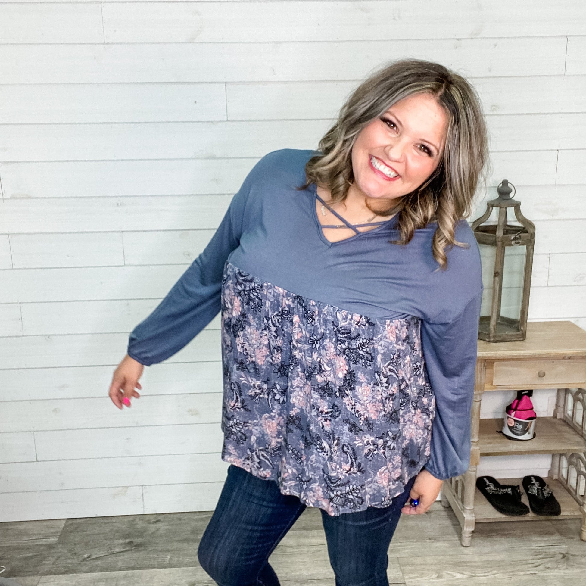 "Wisteria" Floral Boho Style