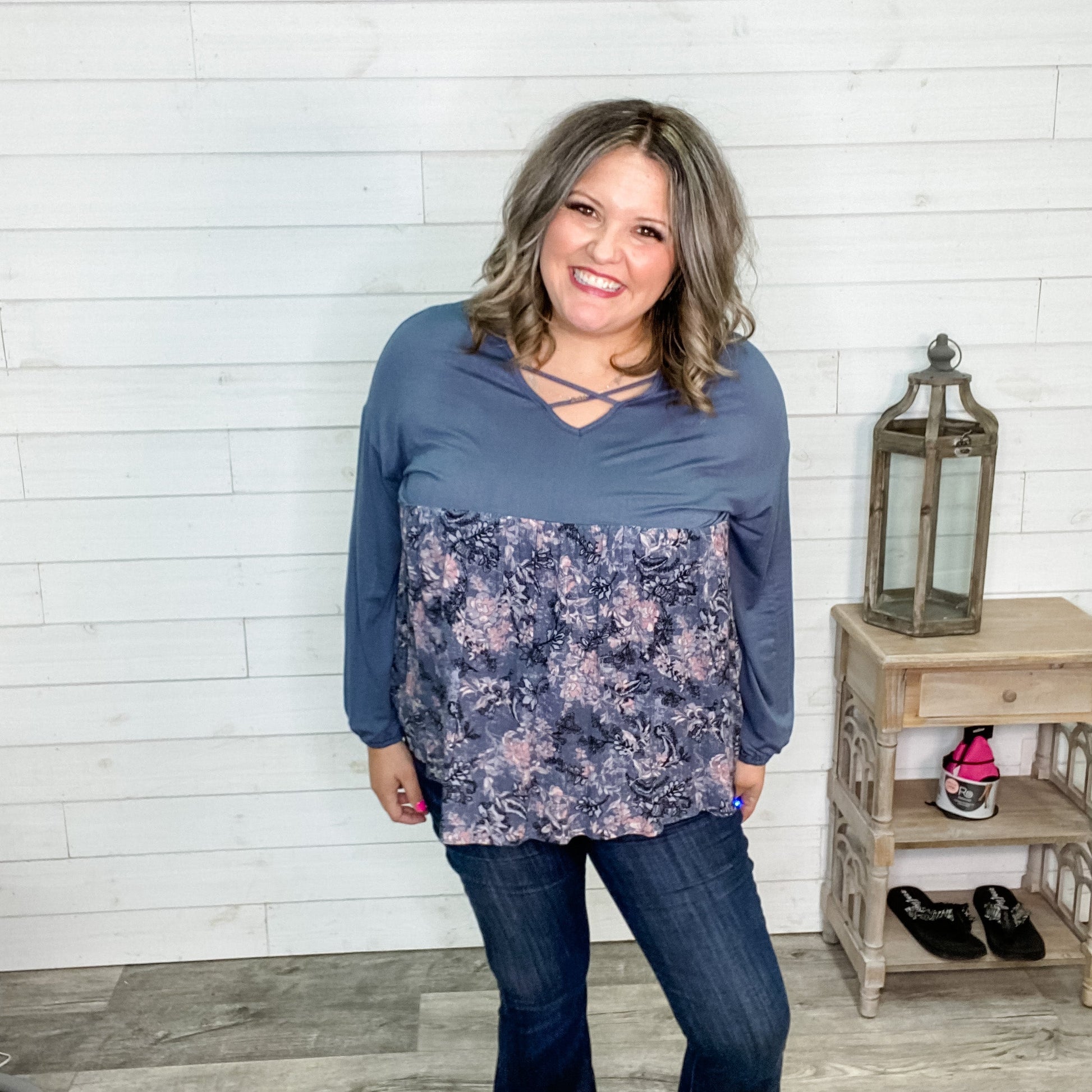 "Wisteria" Floral Boho Style