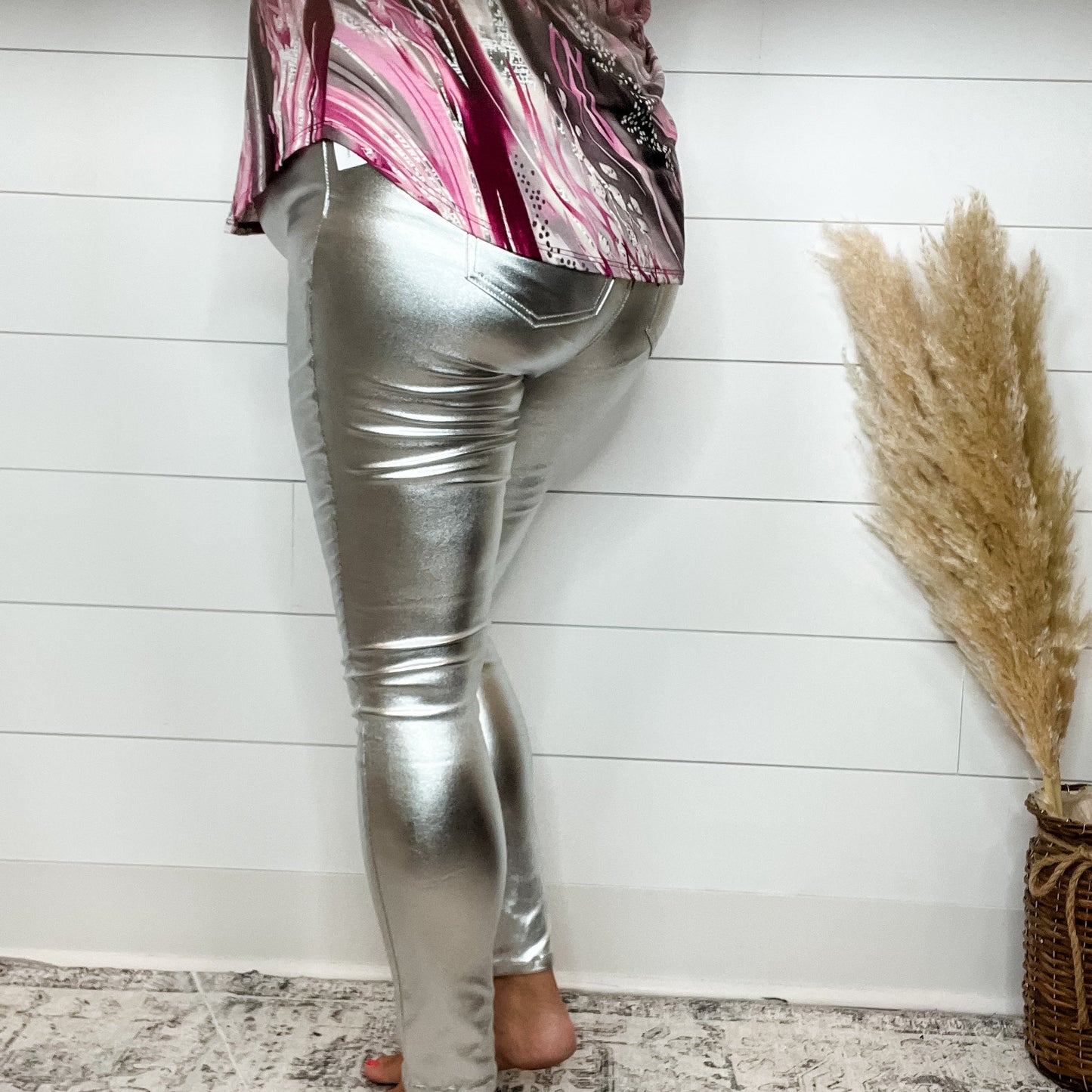 YMI hyperstretch Metallic Skinny (Silver)