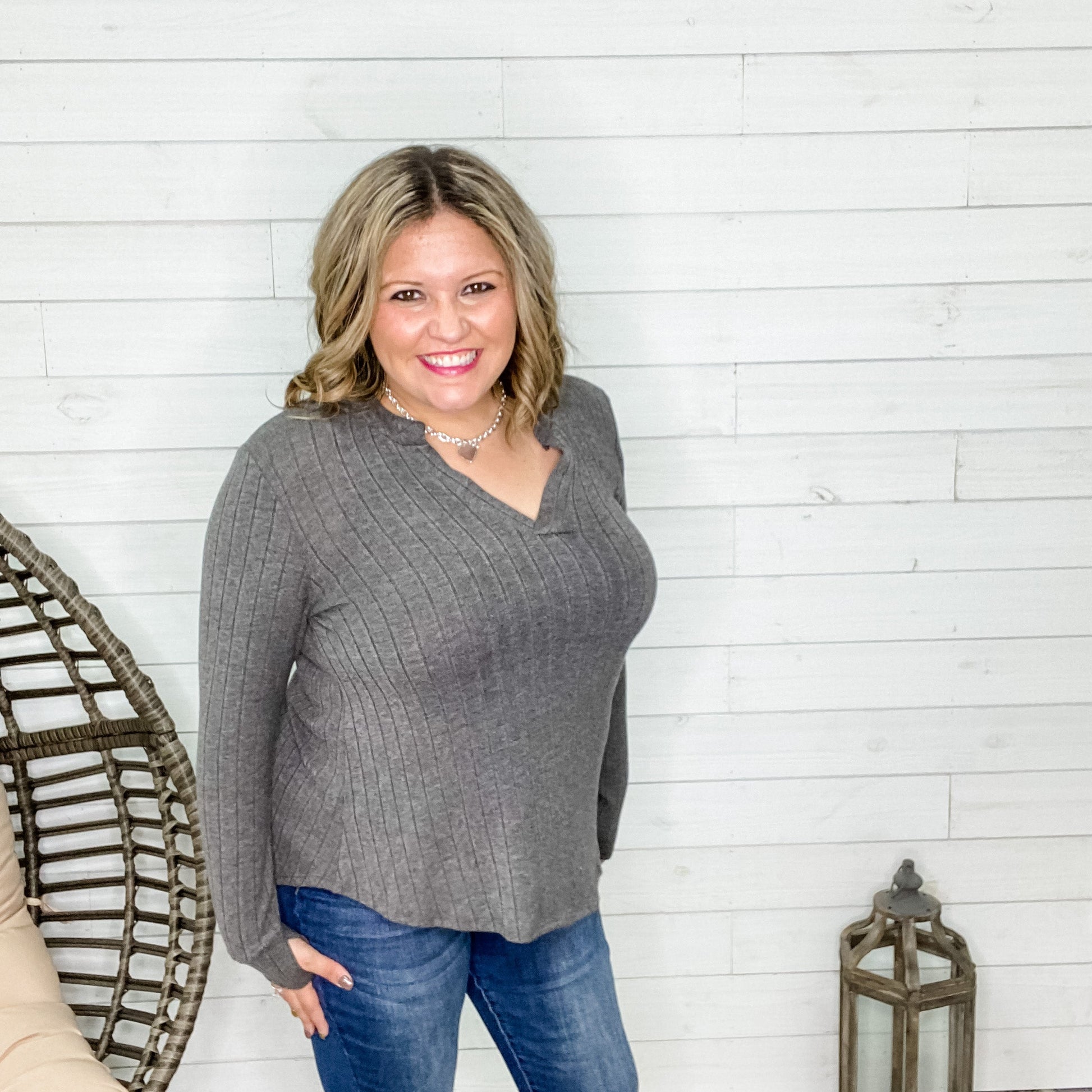 "Yvonne" Gabby Style Long Sleeve with Thumbholes