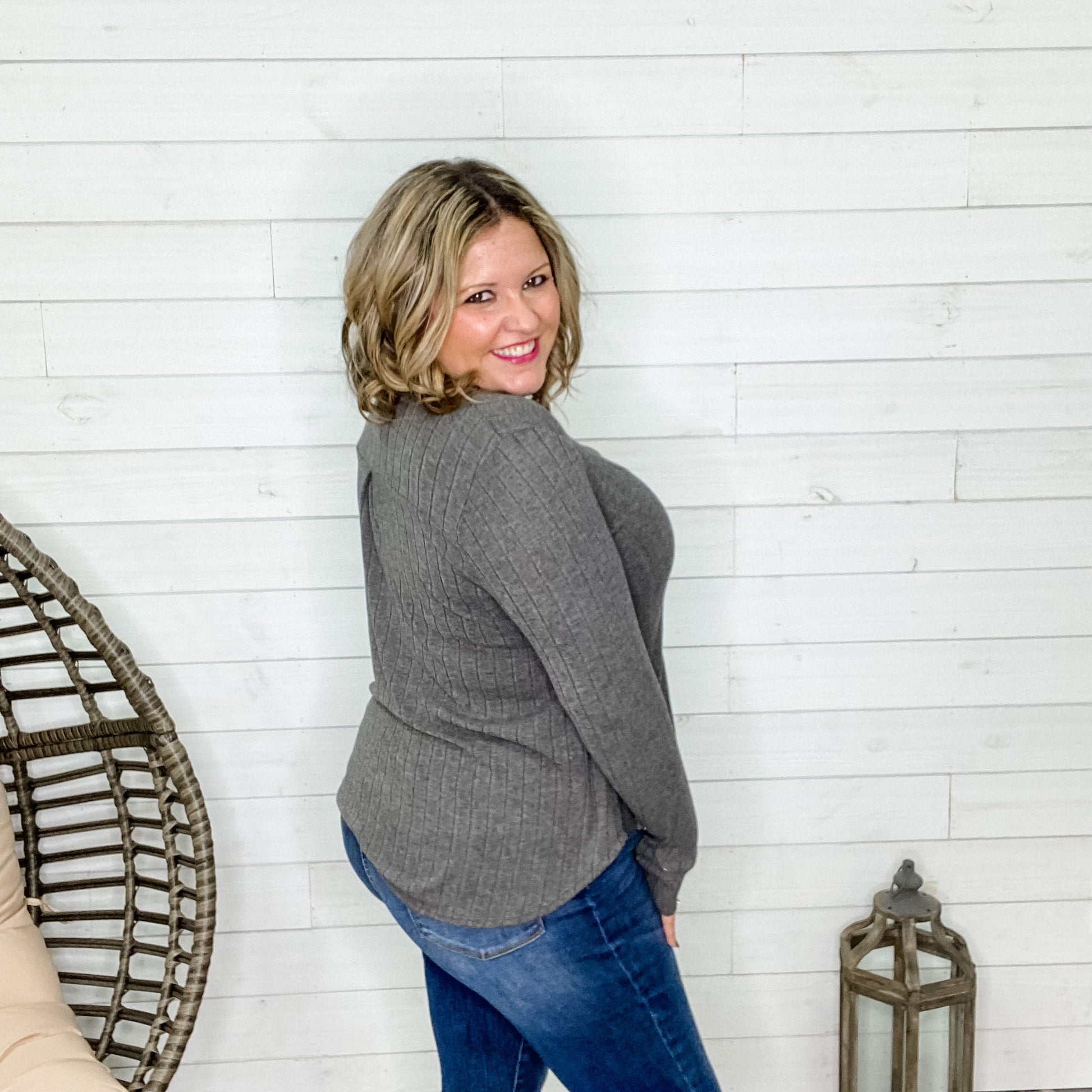 "Yvonne" Gabby Style Long Sleeve with Thumbholes