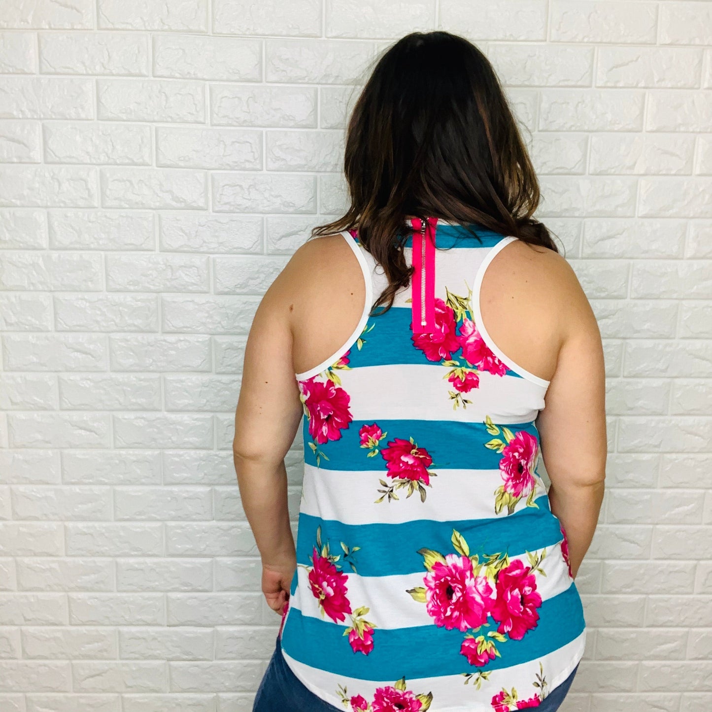 "Zippity Doo Dah" Floral Tank