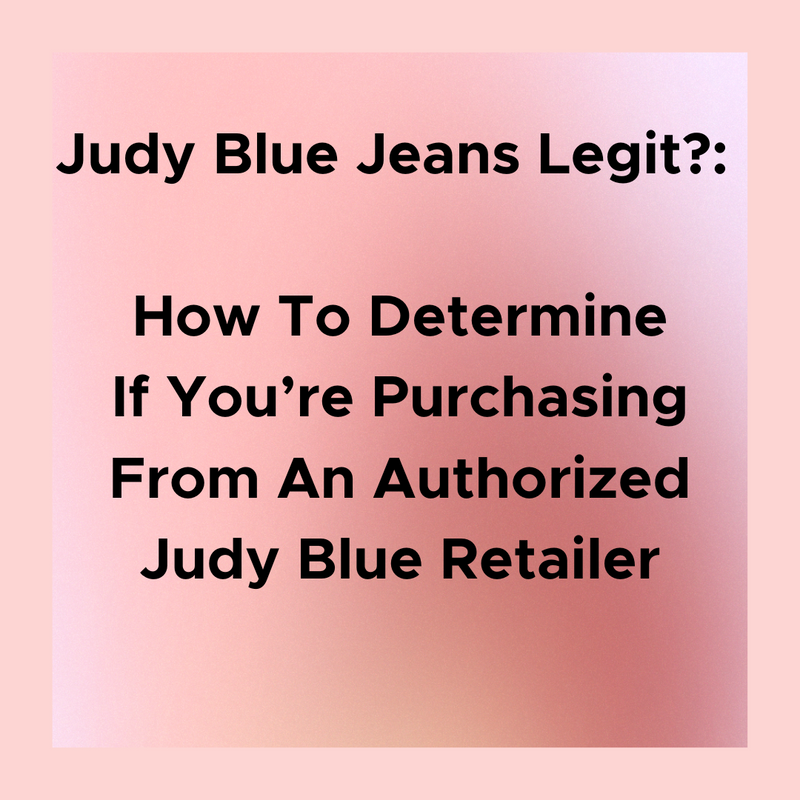 Are Judy Blue Jeans legit??