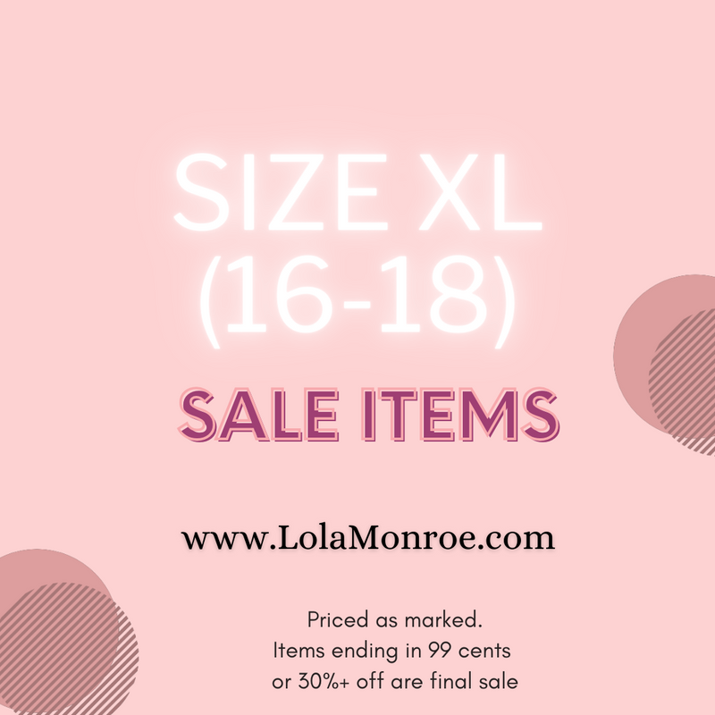 Size XL Sale Items