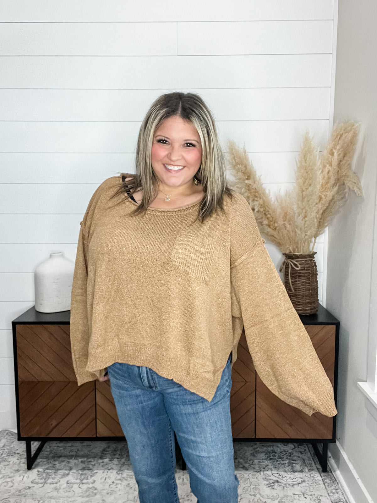 "Fiona" GeeGee Boatneck Sweater