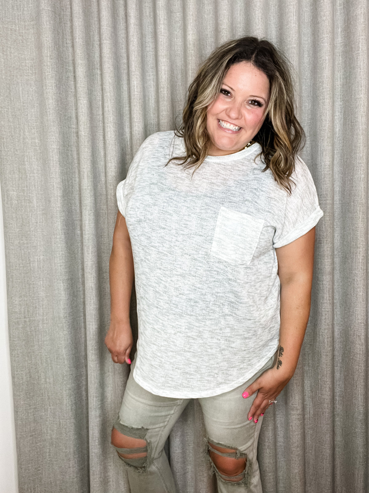 Moxie Burnout Tee (Sage)