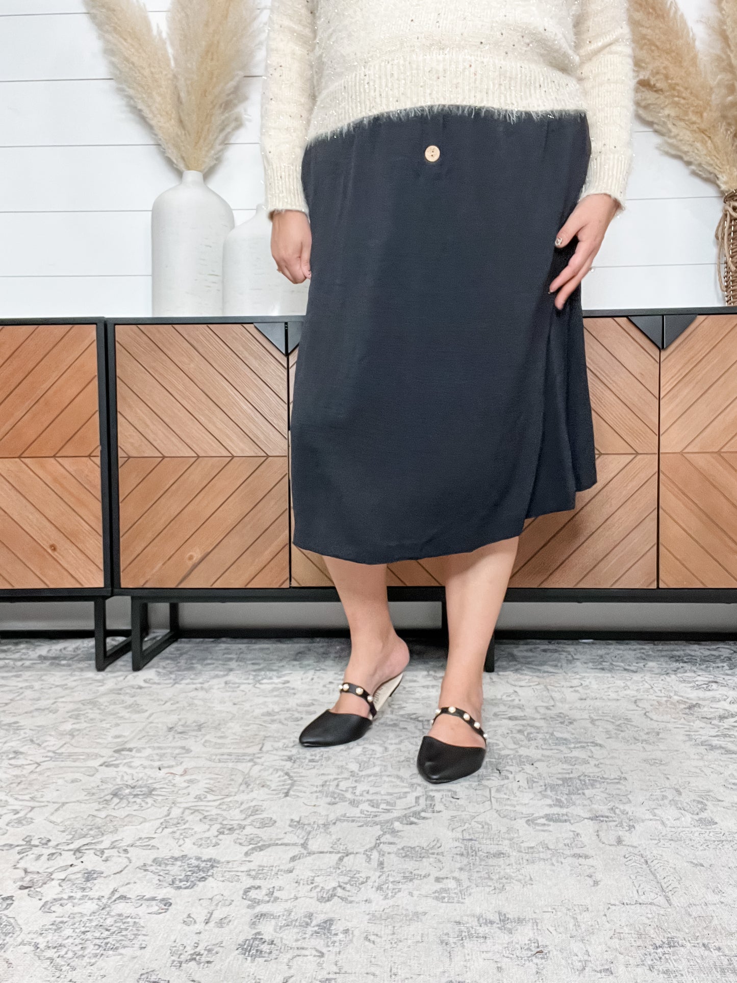 "Shellie"  Midi Skirt