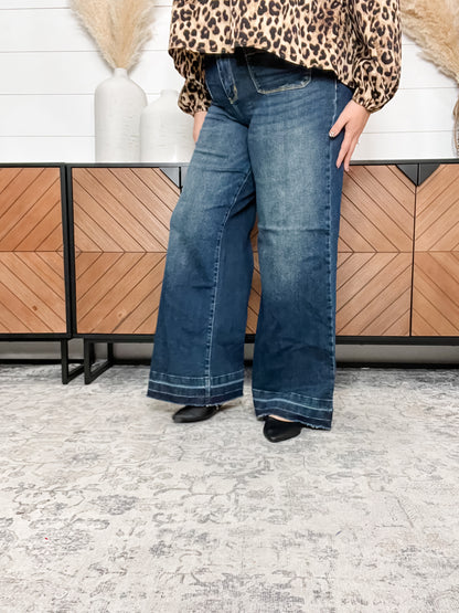 Judy Blue Palazzo Release Hem