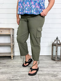 "Race Ready" Cargo Pants (Olive)
