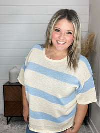 "Pretty Little Thang" Striped Knit Top