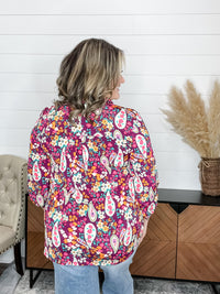 Dear Scarlett "Marian" 3/4 Sleeve Split Neck