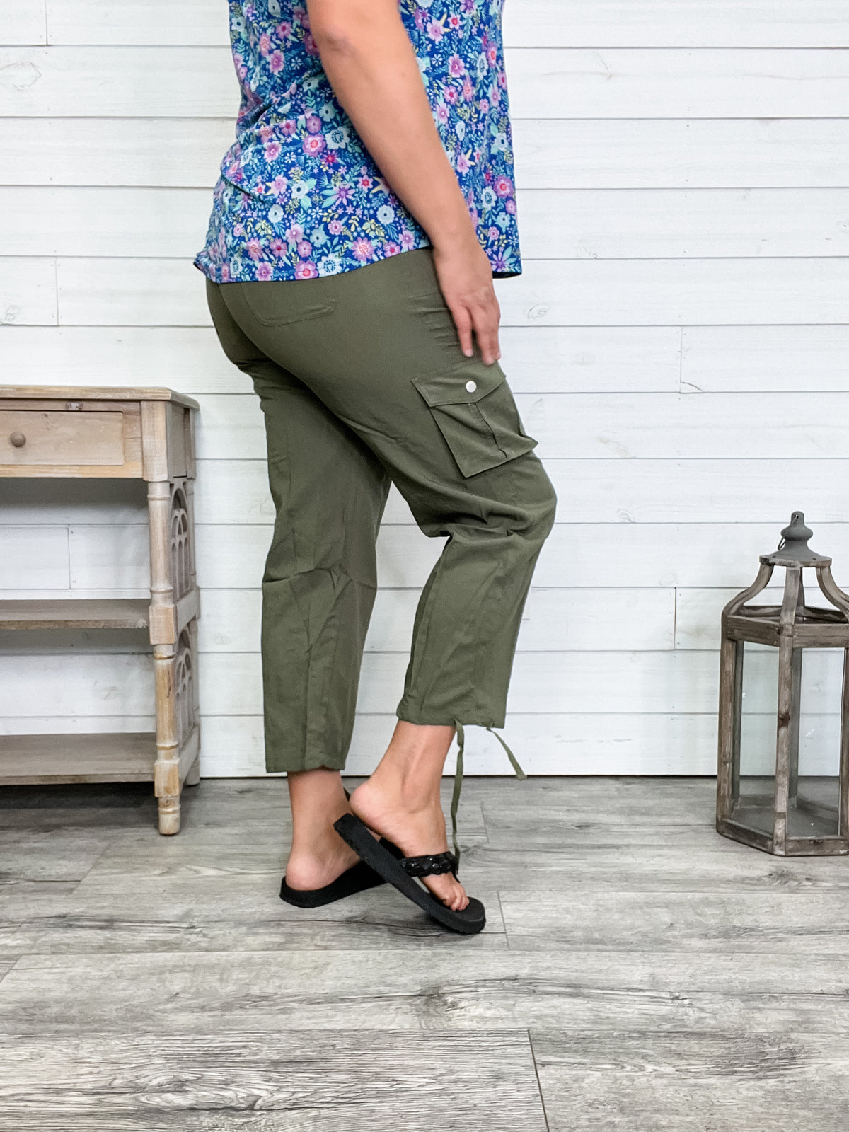 "Race Ready" Cargo Pants (Olive)