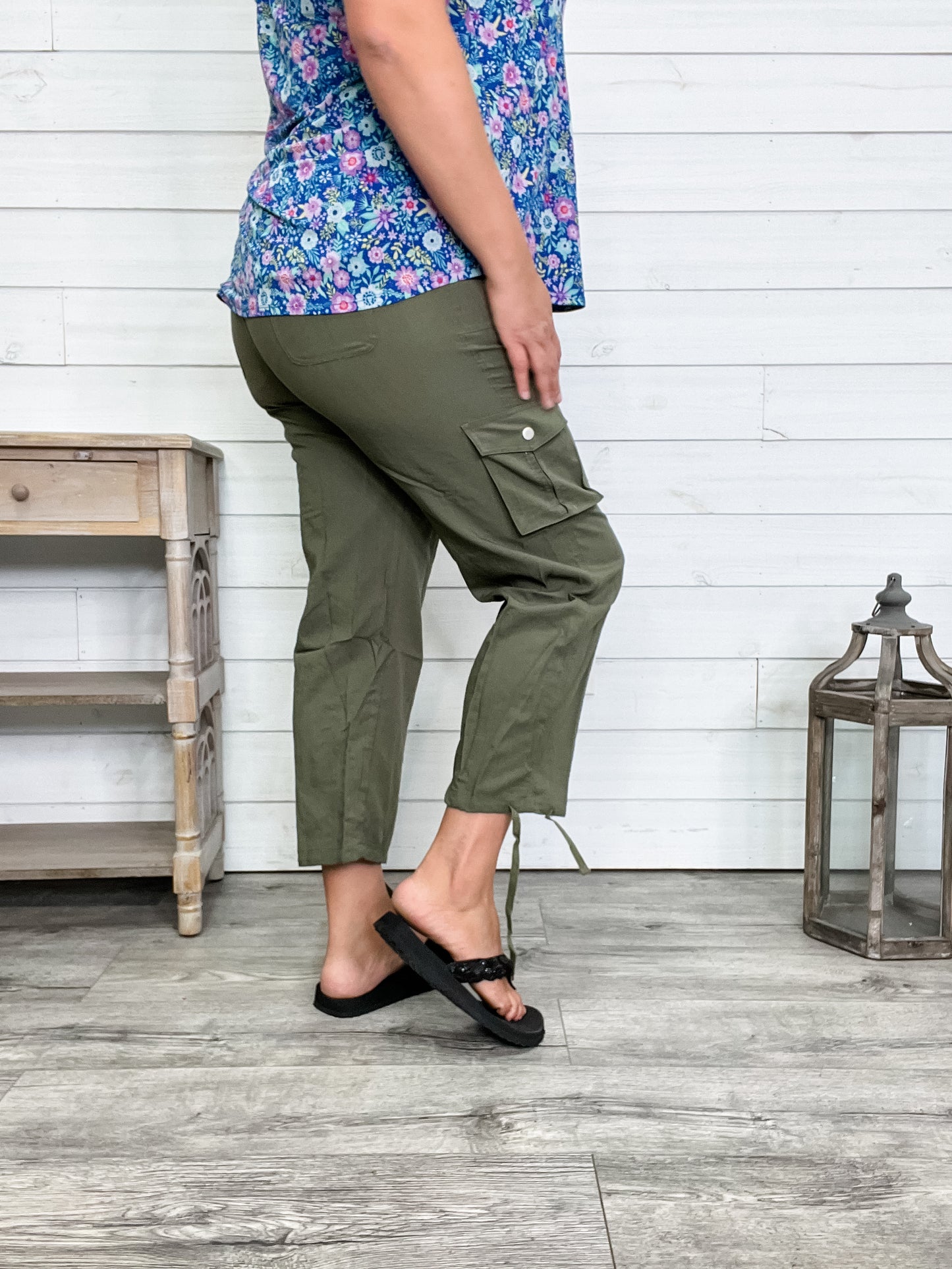 "Race Ready" Cargo Pants (Olive)