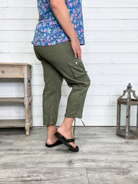 "Race Ready" Cargo Pants (Olive)