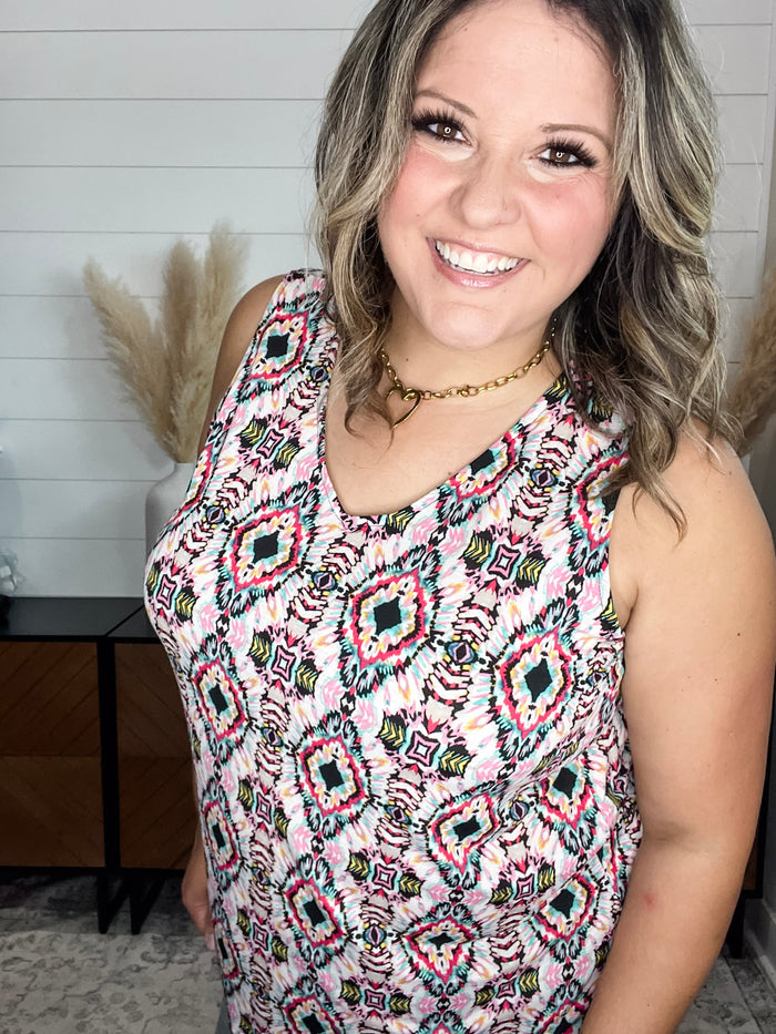 Dear Scarlett "Yale" U Neck Tank Top