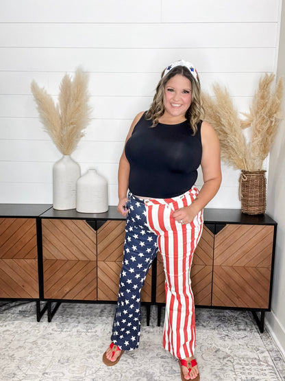 Judy Blue American Flag Flares