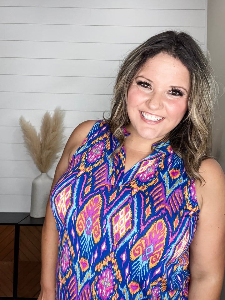 "Avenue" Sleeveless Lizzy