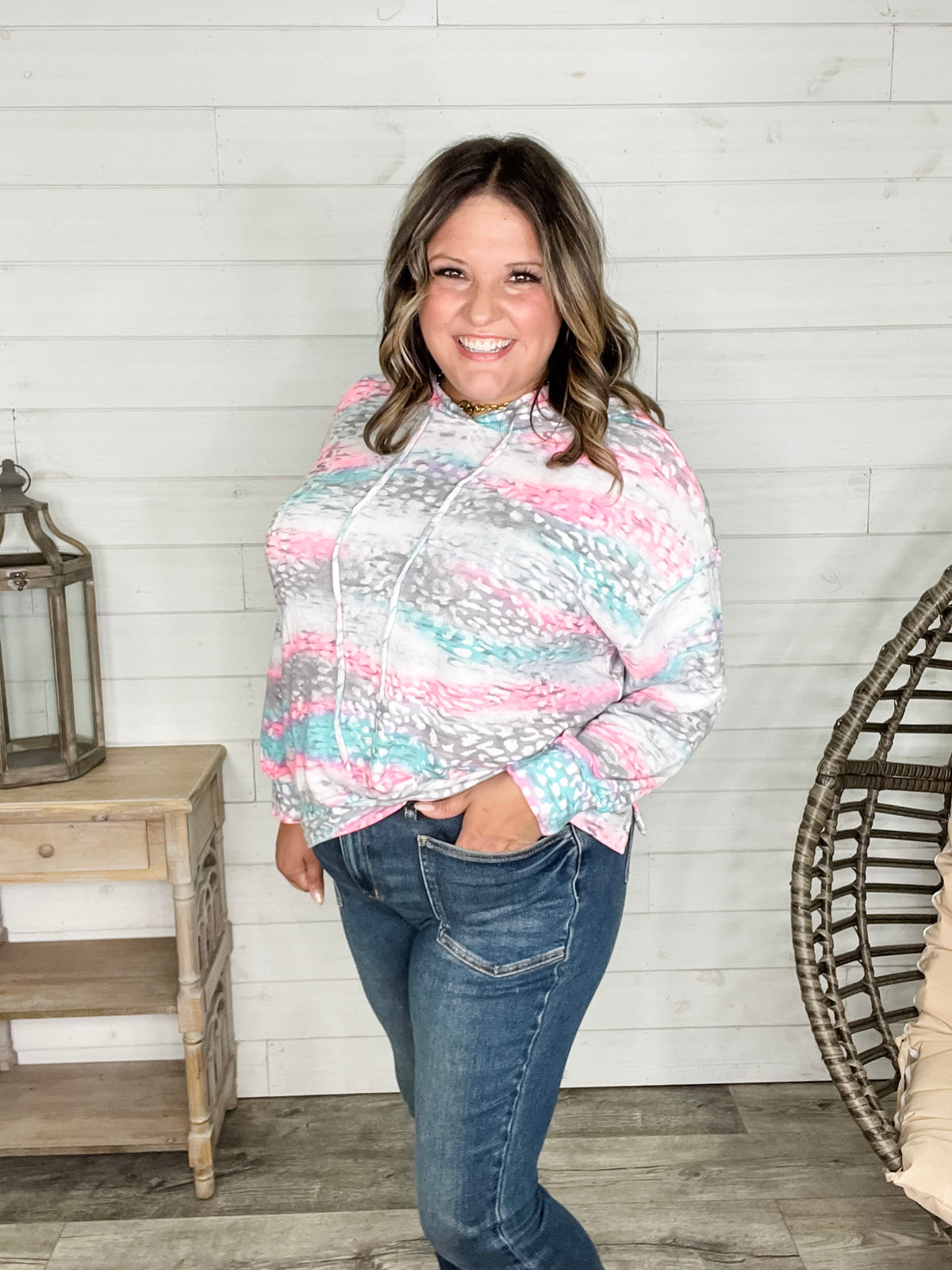 Dear Scarlett "West" Balloon Sleeve Hoodie