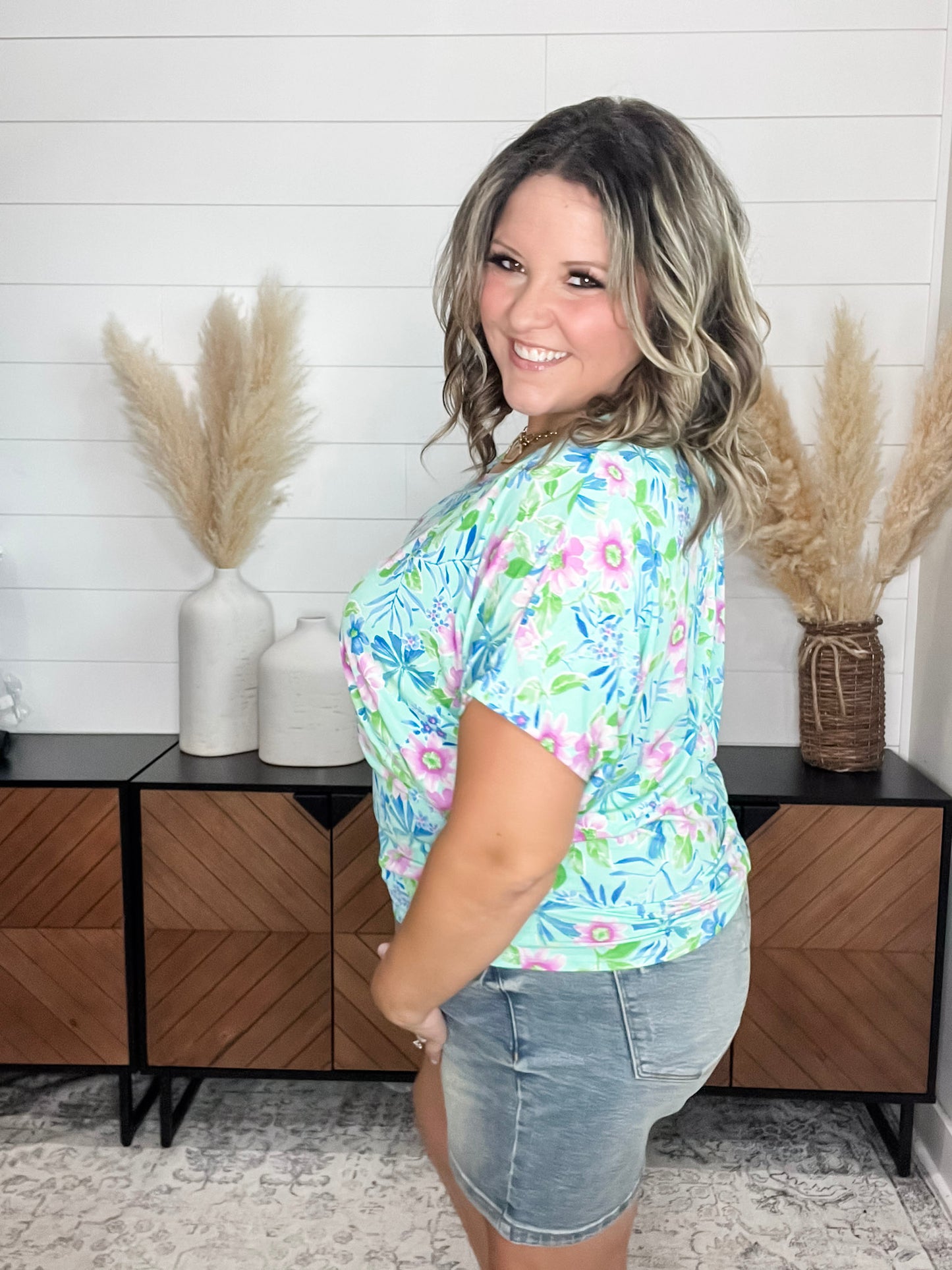 "Trickle" V-Neck Dolman