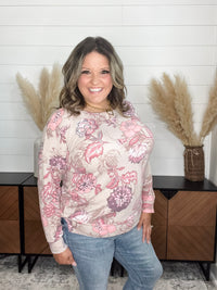Dear Scarlett "Atlanta" Floral Long Sleeve Weekender