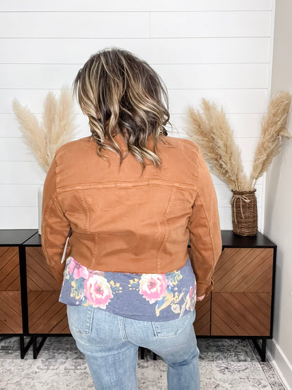 Judy Blue Jacket Camel