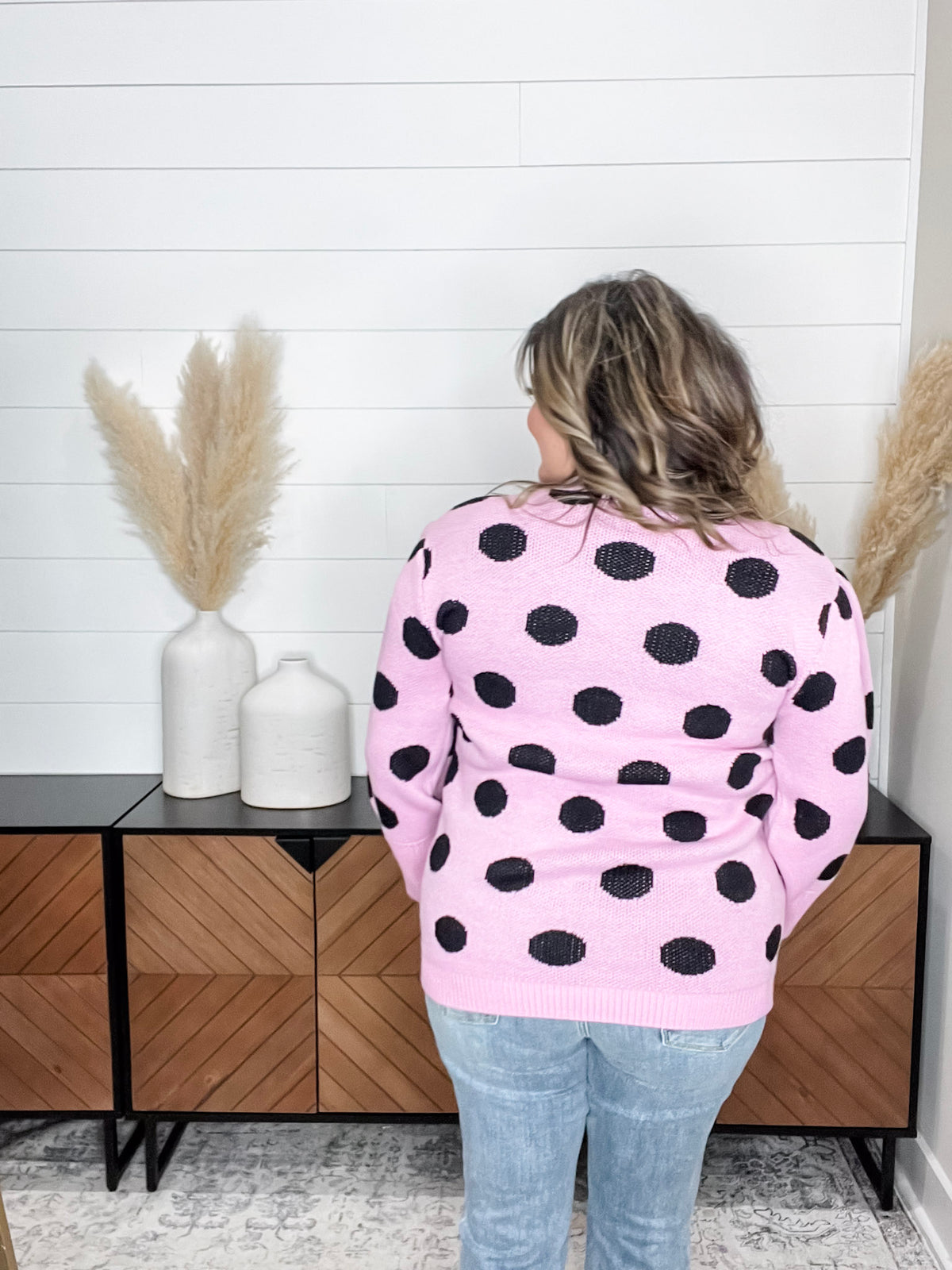 "I Say Yes" Polka Dot Sweater