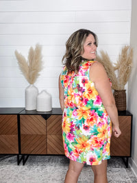 Dear Scarlett "Rushville" Sleeveless Split Neck Dress with Pockets