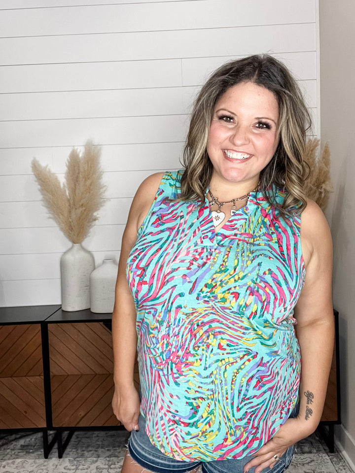 "Tangled" Sleeveless Lizzy