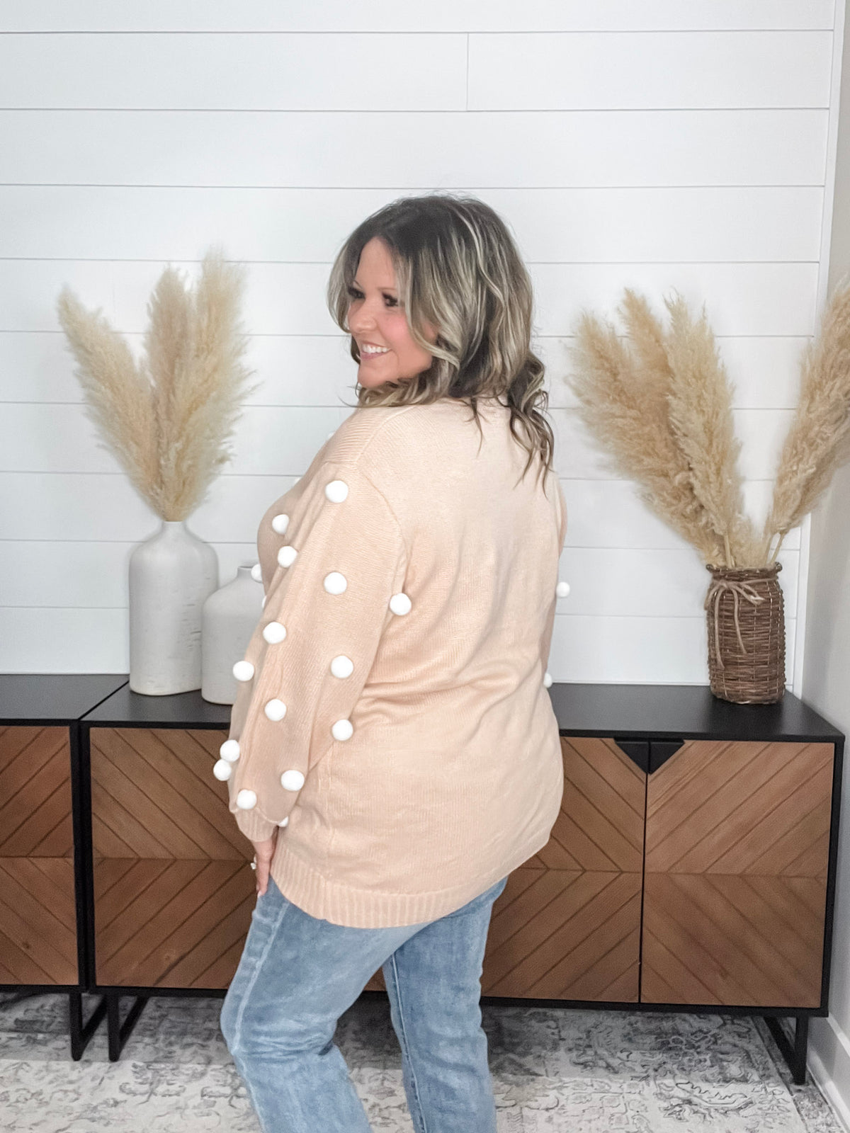"Cottontail" Long Sleeve Sweater