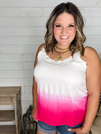 "Nico" Ombre Adjustable Strap Cami
