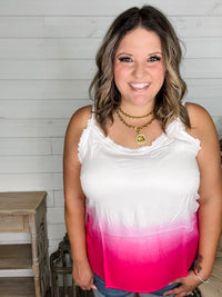 "Nico" Ombre Adjustable Strap Cami
