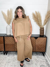 "Bridges" Elastic Waist Pants