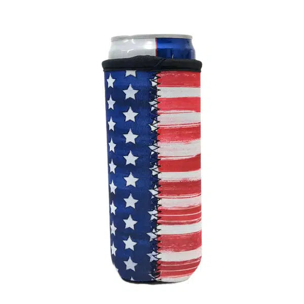 12 Ounce Slim Can Cooler Sleeve (Multiple Options)-Lola Monroe Boutique