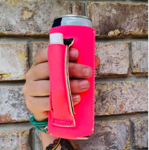 12 Ounce Slim Can Sleeve with Handle (Multiple Options)